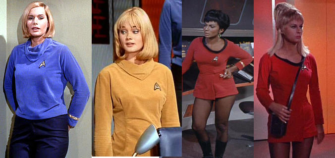 Star Trek female costumes