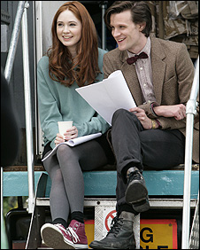 Karen Gillan and Matt Smith start filming Doctor Who