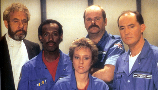 Star Cops Cast (looking less than interested!)